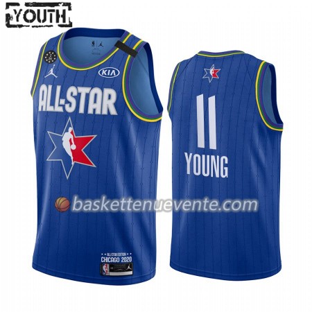 Maillot Basket Atlanta Hawks Trae Young 11 2020 All-Star Jordan Brand Bleu Swingman - Enfant